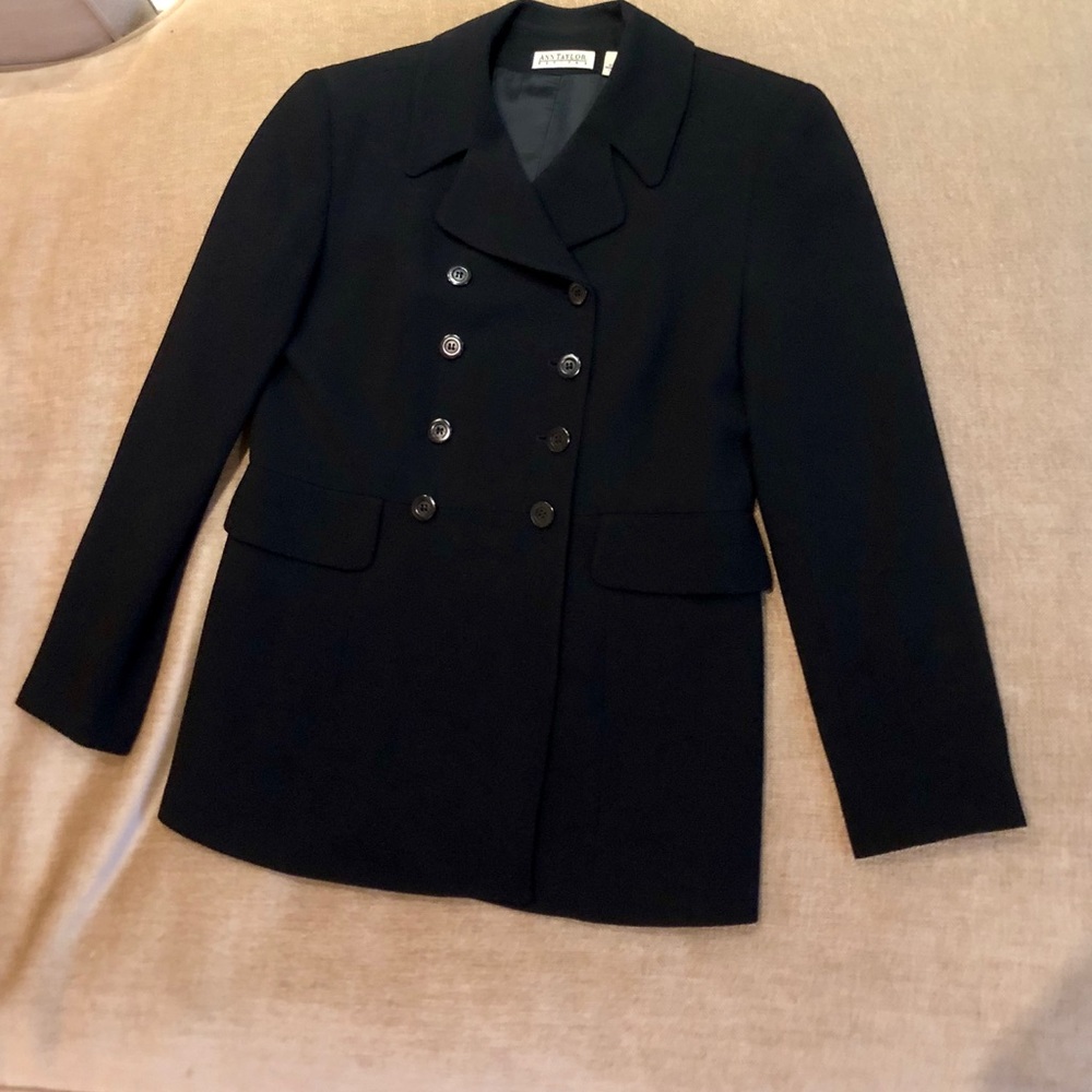 Vintage Ann Taylor Double Breasted Fully Lined Bl… - image 2